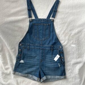 Old Navy Blue Denim Short-Alls